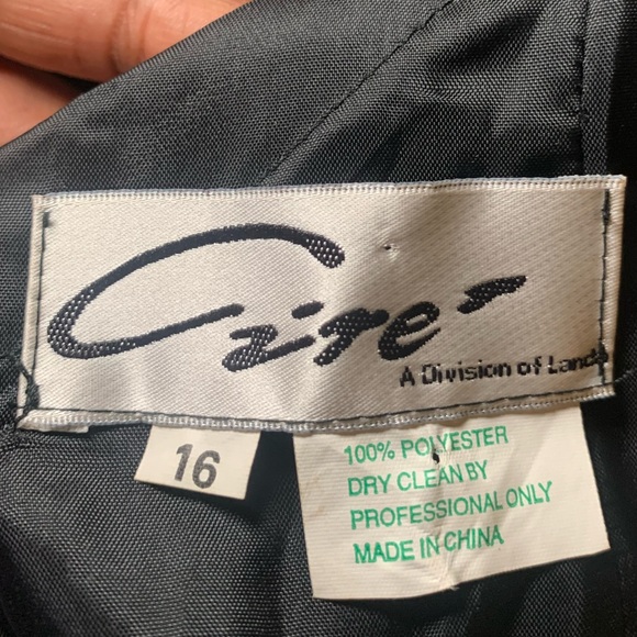 CIRE BLACK FORMAL DRESS - Picture 7 of 7